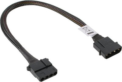 Кабел продолжен Молекс Акаса AKCBPW0230, 0.3 m, црн