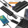 Kuti e jashtme Qoltec NV2270, për SSD M.2 SATA NVMe, USB C, deri 2TB, gri