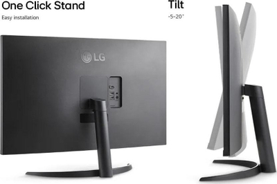 Monitor LG 32UR500K-B, 31.5", 4K UHD, i zi
