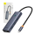 Hub USB C Baseus UltraJoy 5in1, 4x USB 3.0, HDMI 4K, gri