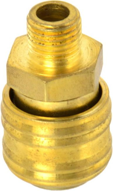 Pneumatsка спојка GEKO 1/4", надворешна навој, никелирана бронза