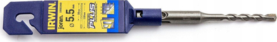 Stërvitse betoni IRWIN Speedhammer Plus 10501949, SDS, 5.5mm, 110mm, metalike