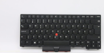 Tastierë laptopi FRU Odin Full NBL, layout nordik, me TrackPoint, e zezë