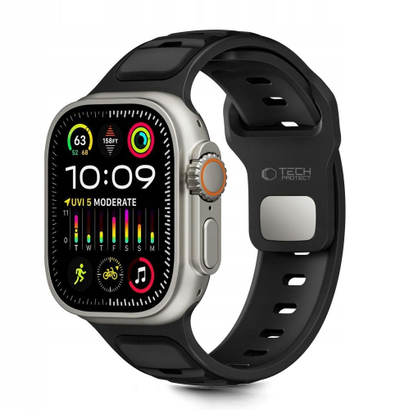 Rrip ore Tech-Protect IconBand Line, për Apple Watch 44/45/46/49mm, i zi