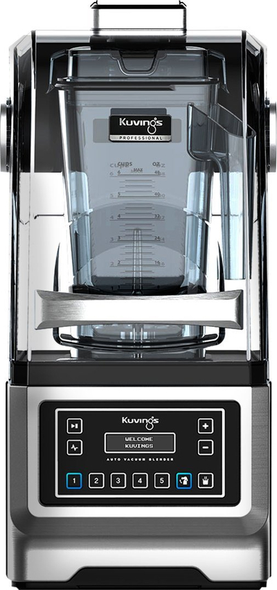 Blender profesional me vakum Kuvings CB1000, motor i fortë, kapak që ul zhurmën, gri