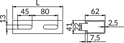 Kapëse sprinkler Niczuk DN F 110 116, për tuba 110 116 mm, metal, e zezë