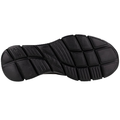 Këpucë Skechers Equalizer Persistent Loafers, memory foam, të zeza