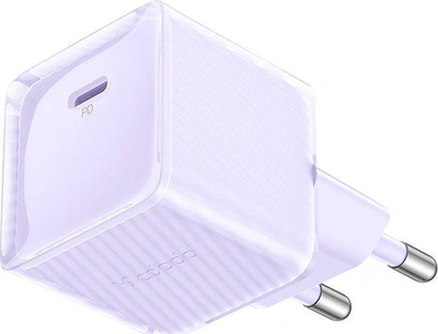 Karikues murit Mcdodo Fast Charger, USB C, 20W, vjollcë