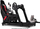 Sim Racing Cockpit për lojëra, strukturë e fortë, ngjyrë e zezë