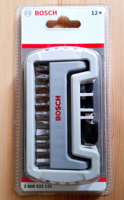 Set bitësh kaçavidhash Bosch Extra Hard, 12 copa, çelik S2