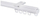 Profil U dekorativ White S520.W.150, 150 cm, i bardhë