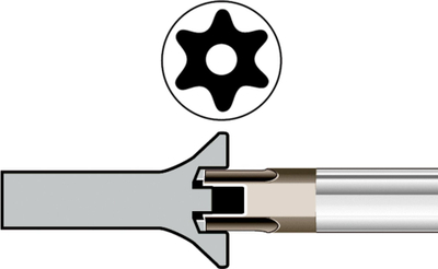 Tournevis BAHCO BHSB141.015.100, TORX Tamper TR15, bosht 100mm