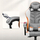 Karrige gaming Huzaro Force 2.7, ergonomike, velur, gri portokalli