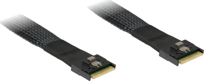 Kabllo Inter-Tech SFF-8654 8i, 0.75 m, 24 Gbit/s, i zi