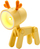 Електрична рачна лампа RealPower LED Animal Flashlight Deer, пренослива, жолта