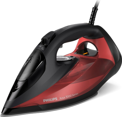 Hekur rrobash Philips DST7022/40, me avull, me depozitë uji, i zi