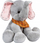 Lodër pelushi Smily Play Elephant, elefant pelushi, gri me rozë
