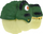 Set lodrash Dinosaur Paradise Dinosaur World, me figura dinosaurësh, tapet peizazh 80x70cm, jeshil