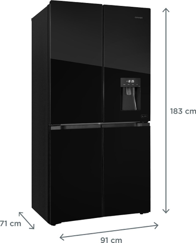 Frigorifer amerikan Concept LA8891BC, Total No Frost, dispenser uji, i zi