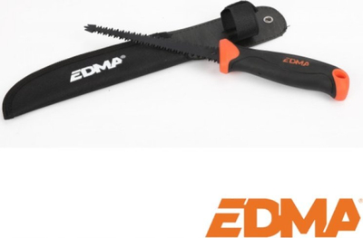 Sharri për gips EDMA Crocoplac II, teh 250 mm, dhëmbë të dyfishtë, me futrollë