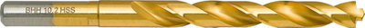 Spiral metalik Baildon DIN 338 RN, 10.2 mm, HSS TiN, bisht 3-faqesh