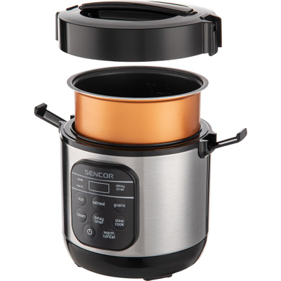 [OUTLET] Tenxhere për oriz Sencor SRM 0650SS, 0.6l e hirtë