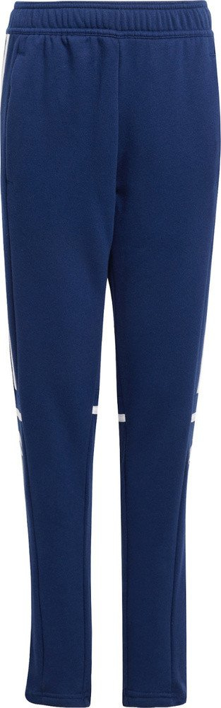 Pantallona treningu për kalamaj adidas Squadra 25 Sweat Jr JD4809, pambuk poliester, me xhepa me zinxhir, blu