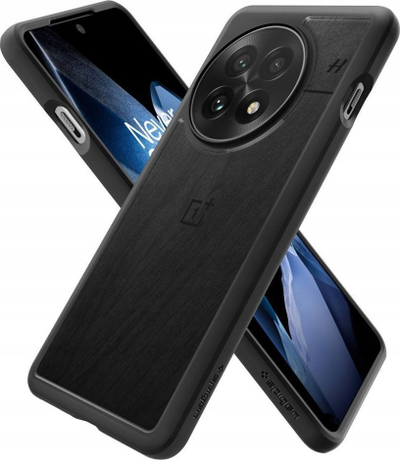 Kapak Spigen Ultra Hybrid për OnePlus 13, pjesa mrapa transparente, i zi mat