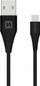 Kabllo të dhënash Swissten USB në USB C, 1.5m, 7mm, e zezë