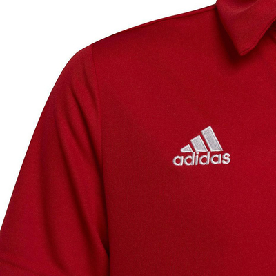 Bluzë polo për kalamaj adidas Entrada 22 Jr H57495, poliester 100%, e kuqe