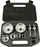 Set sharra rrethore tungsten Geko, 22-73mm, 9 copë, argjendtë