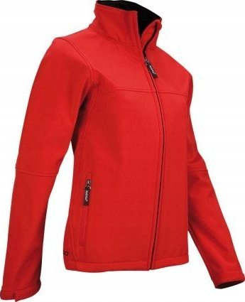 Xhaketë softshell Avento për goca, softshell 300 g/m², mban shi 5000 mm, e kuqe