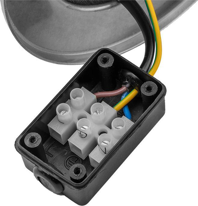 Llambadar kopshti Neo Tools 80cm, sokëll E27, çelik inox, ngjyrë argjendi