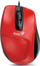 Maus Genius DX-150X, me kabllo, USB, i zi dhe i kuq