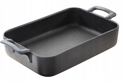 Pjekëse porcelani Revol Belle Cuisine, drejtkëndore, e zezë
