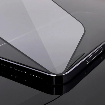 Xham mbrojtës Wozinsky Full Glue për Samsung Galaxy A55, transparencë e lartë, kornizë e zezë