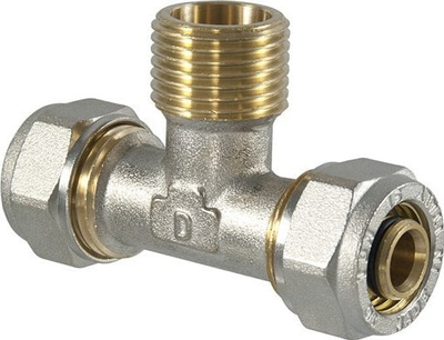 Tee bronzi TDM ART 1060, 1", për tub 26mm