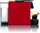 Makinë për kafe Nespresso Essenza Mini Capsule (EN85.R), 1150 W, e kuqe