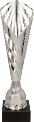 Kupë sportive, 32 cm, 6.8 x 2.4 cm, e argjendtë