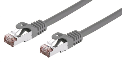 Мрежен кабел C-TECH CB-PP6F-20, Cat6 FTP, 20 m, сив