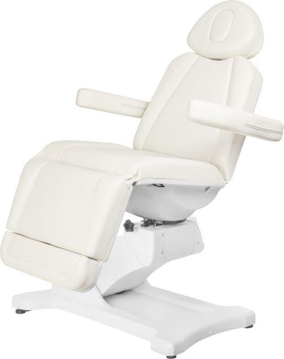 Karrige elektrike kozmetike Azzurro 869A Rotary, 4 motorë, e bardhë