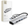 USB разводник Tech-Protect HB03, 5 во 1, Type-C USB-A RJ45, сив металик
