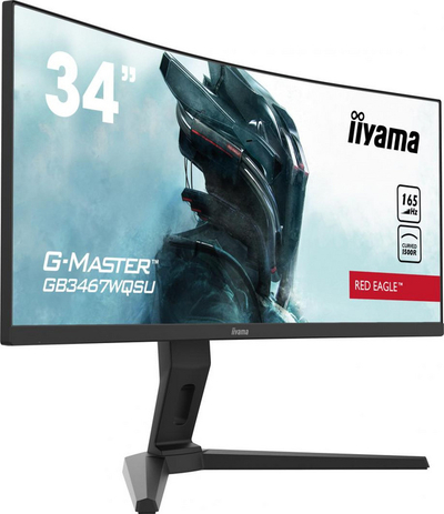 Monitor Iiyama G-Master GB3467WQSU-B1 Red Eagle, 34 ", 165 Hz, UWQHD, i zi