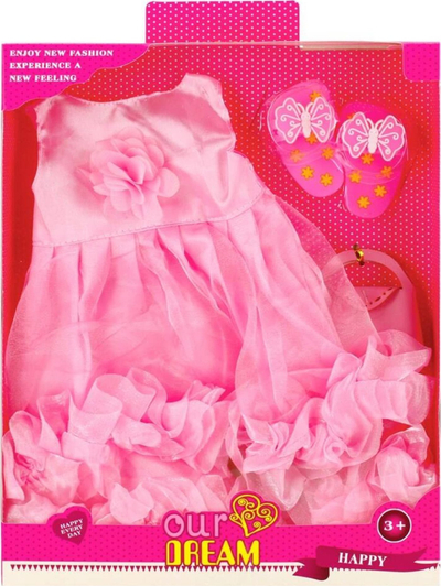 Rroba kukullash Mega Creative DOLL CLOTHES, set me aksesore, shumëngjyrëshe