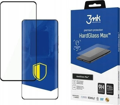 Xham mbrojtës 3MK HardGlass Max, Samsung Galaxy A35 A55 5G, i zi