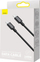Kabllo karikimi Baseus CATYS-B01, USB Type C në USB Type C, 1m, 5A, i zi