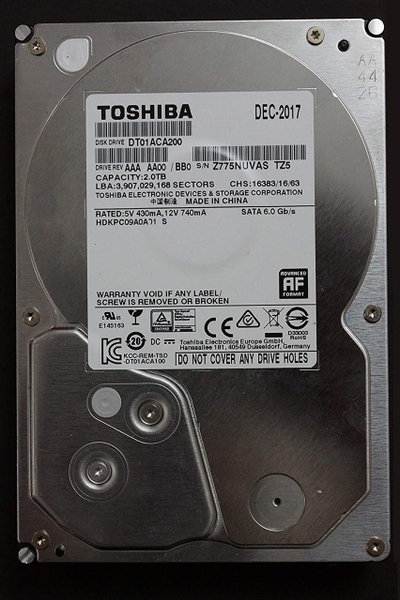 Hard disk HDD Toshiba DT01ACA200, 3.5, 2TB