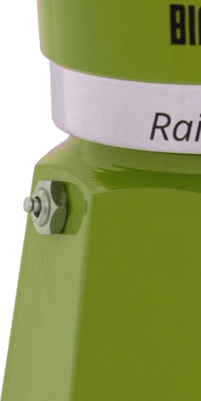 Xhezve moka Bialetti Rainbow 1TZ, 60ml, alumini, e gjelbër