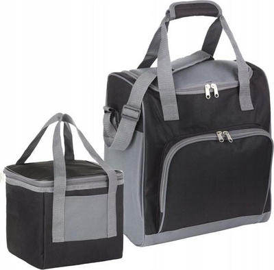 Set çanta termike Lamart 604366, 25L, 10L, të zeza