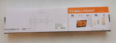 Mbajtëse muri TV VALUE 17.99.1218, 32"-60", deri 75kg, e zezë